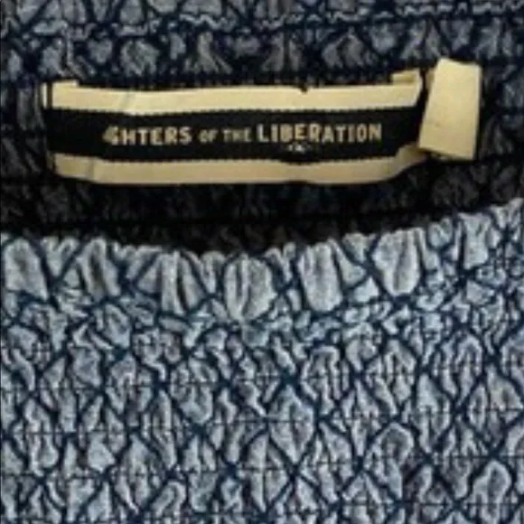 Anthropologie Daughters of the Liberation Chambray Tiered Maxi Dress - Picture 5 of 6